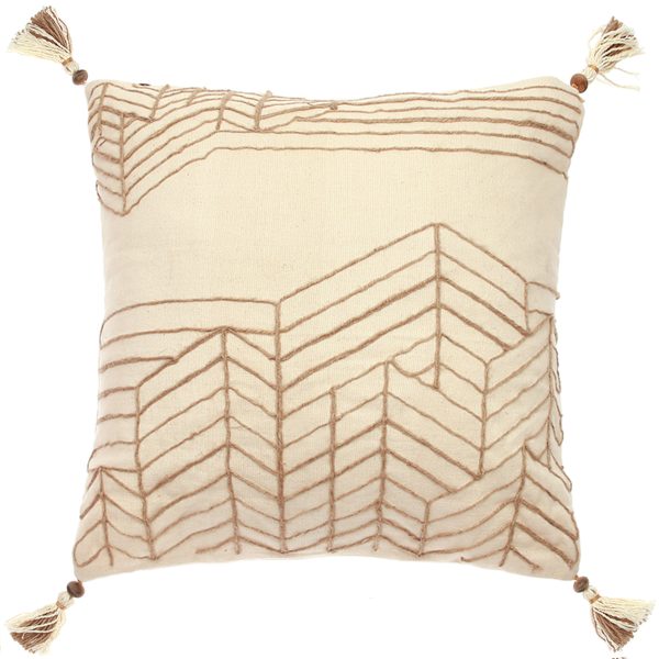 Zest Brown Cushion Cover 20x20