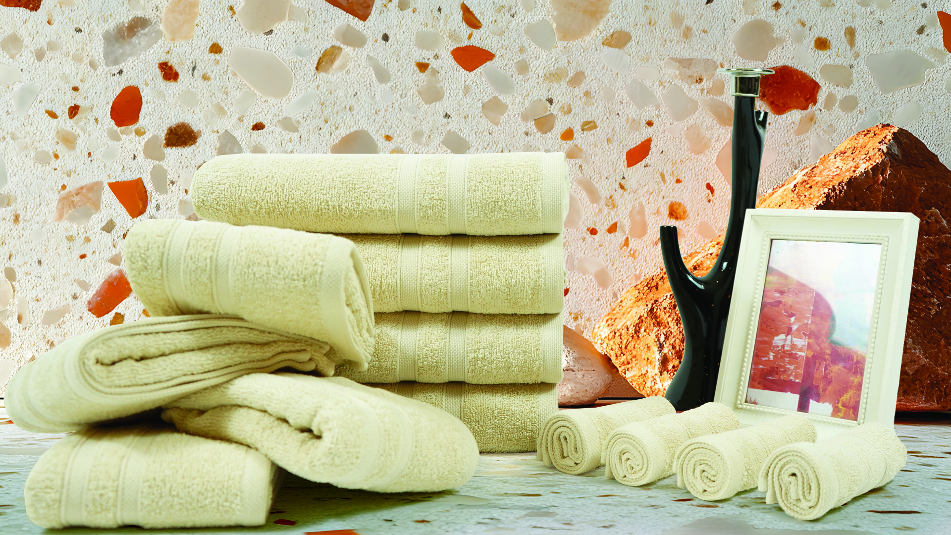 Ultra-Soft Low Twist Bath Towel– 100% Cotton, 430 GSM - Image 2