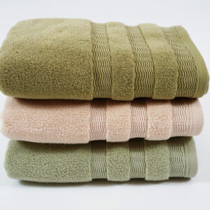Luxury Zero Twist Bath Towel-Dobby-500 GSM